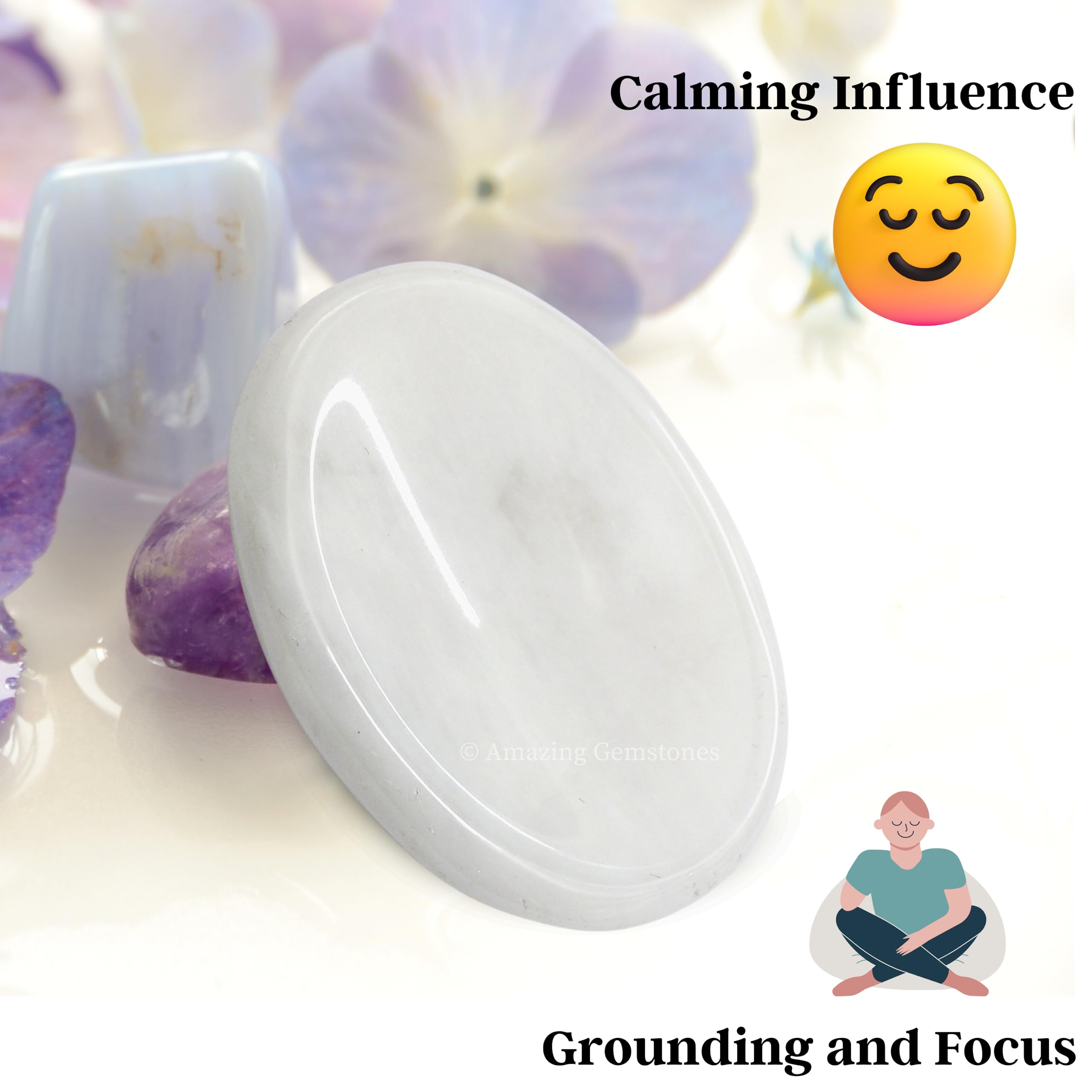 Amazing Gemstone emballage-cadeau quartz neige prêt à offrir pour le bien-être