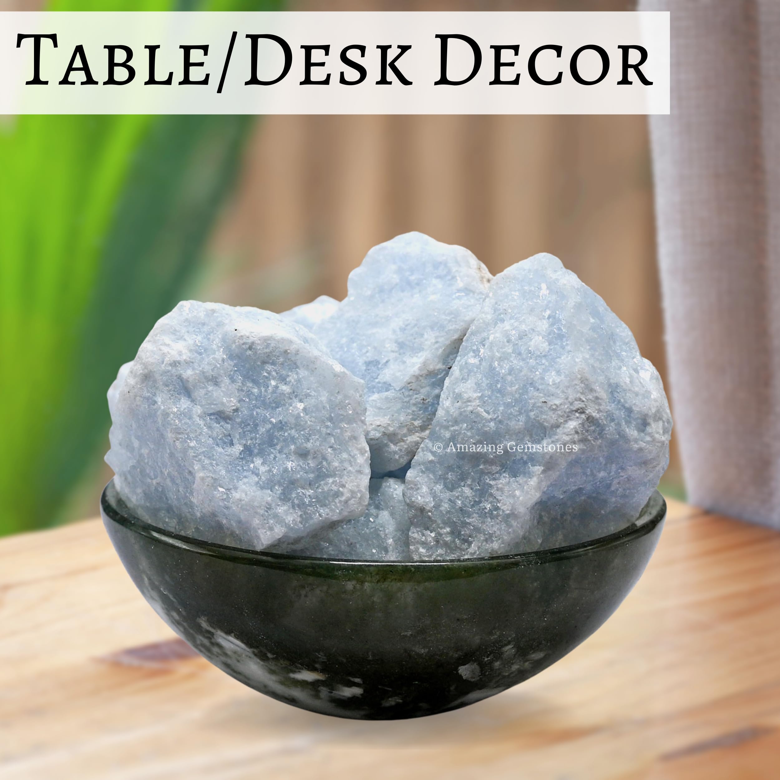 Amazing Gemstone petit cristal bleu brut, idéal pour polissage et projets DIY.