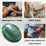 Amazing Gemstone Moss Agate, pierre-petite-meditation: compagnon de poche pour la tranquillité.