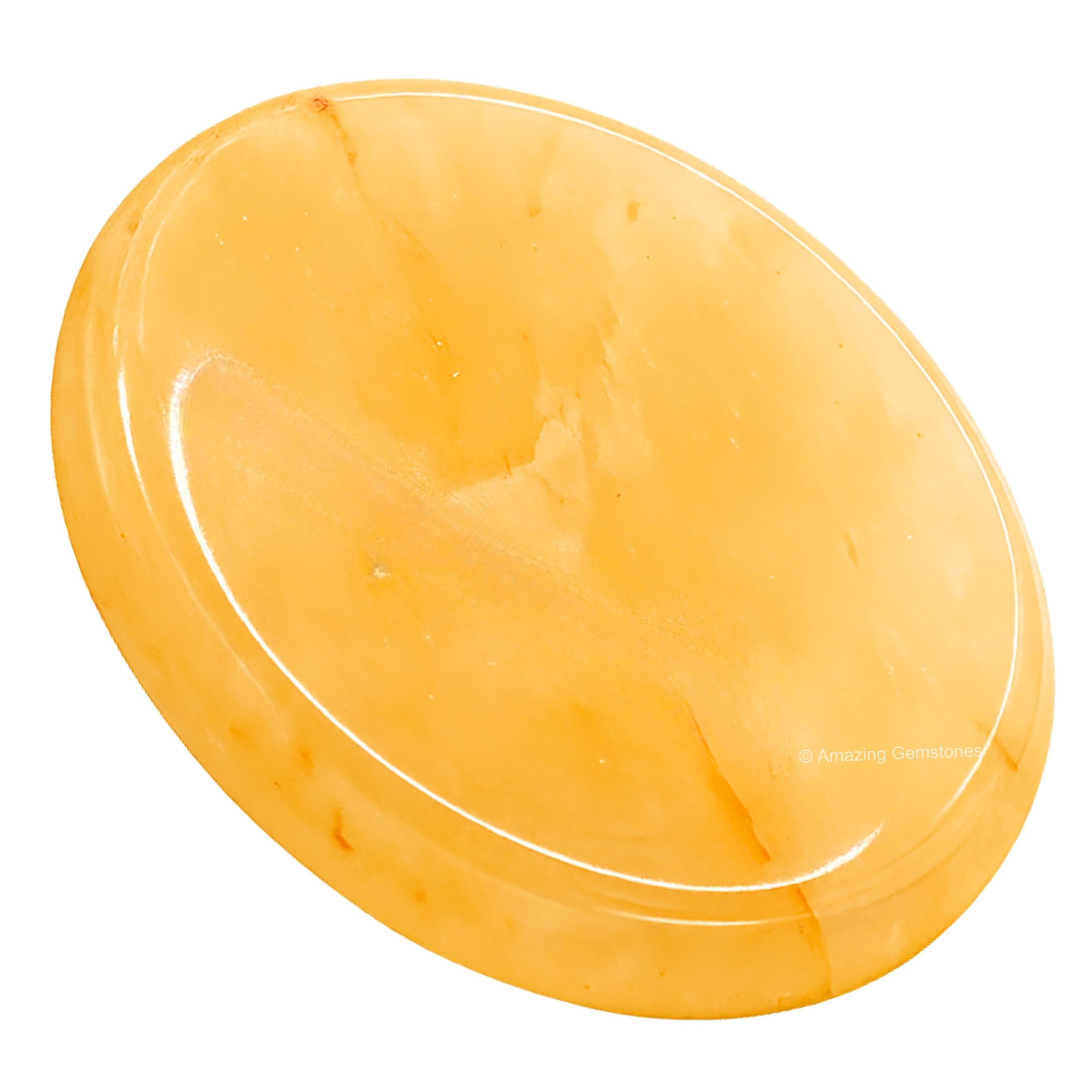 Amazing Gemstone pierre aventurine jaune détail, idéale pour méditation et relaxation.