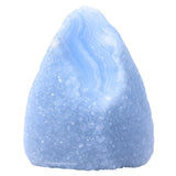 Amazing Gemstone pierre brute agate lace bleue, idéale pour méditation et concentration.