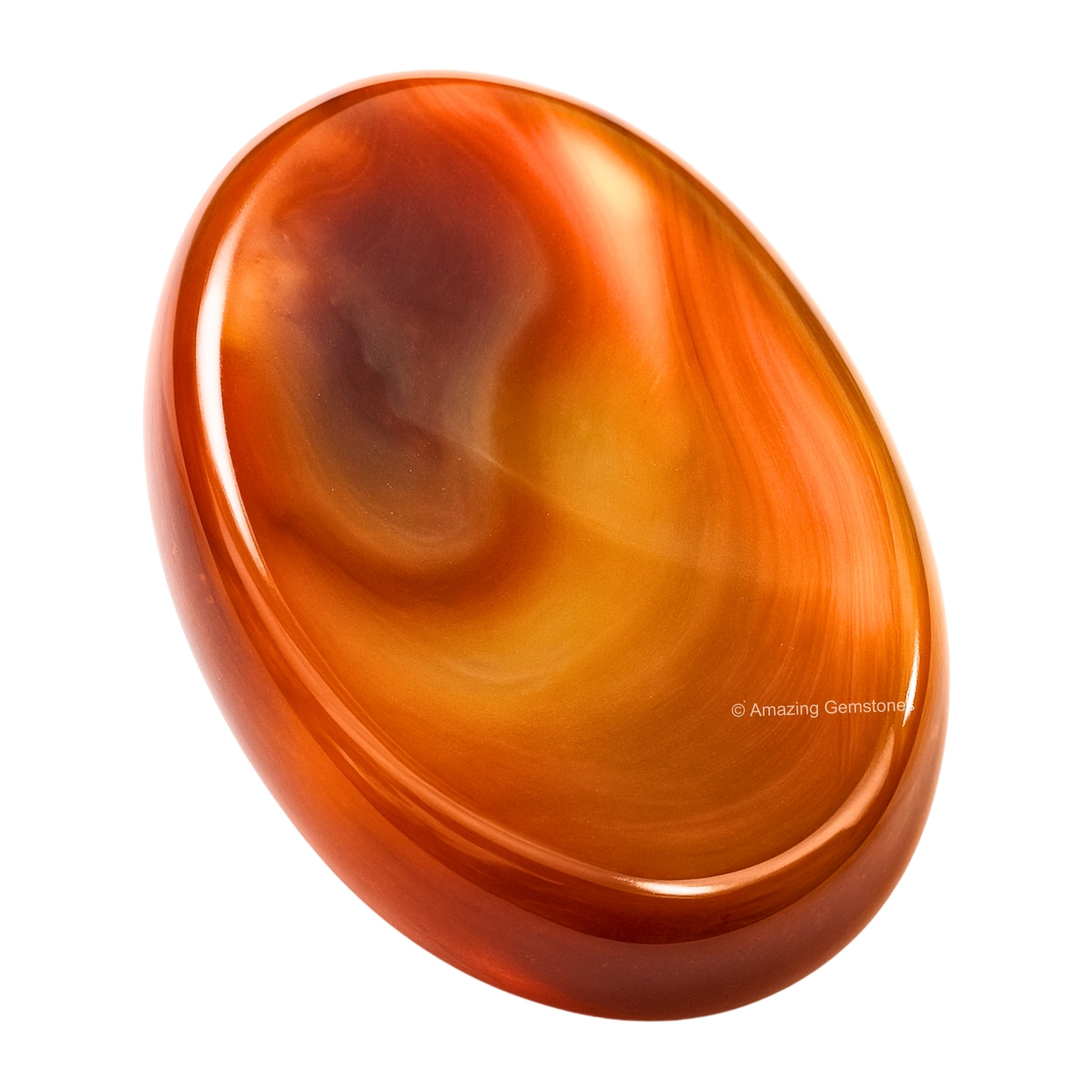 Amazing Gemstone pierre-cornaline-meditation : outil apaisant pour vos séances de pleine conscience.