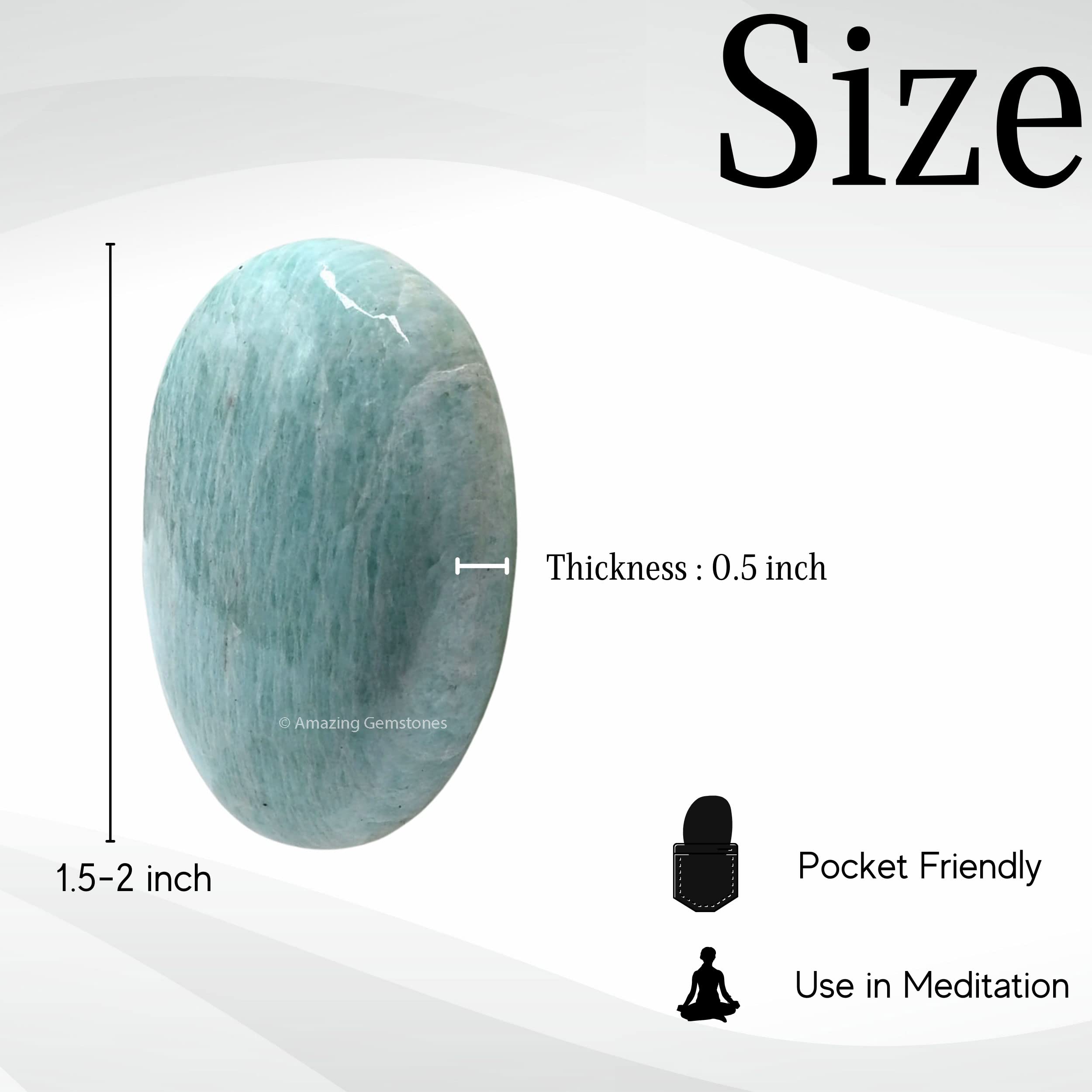 Amazing Gemstone — pierre-de-paume-amazonite pour équilibre émotionnel pendant la pratique