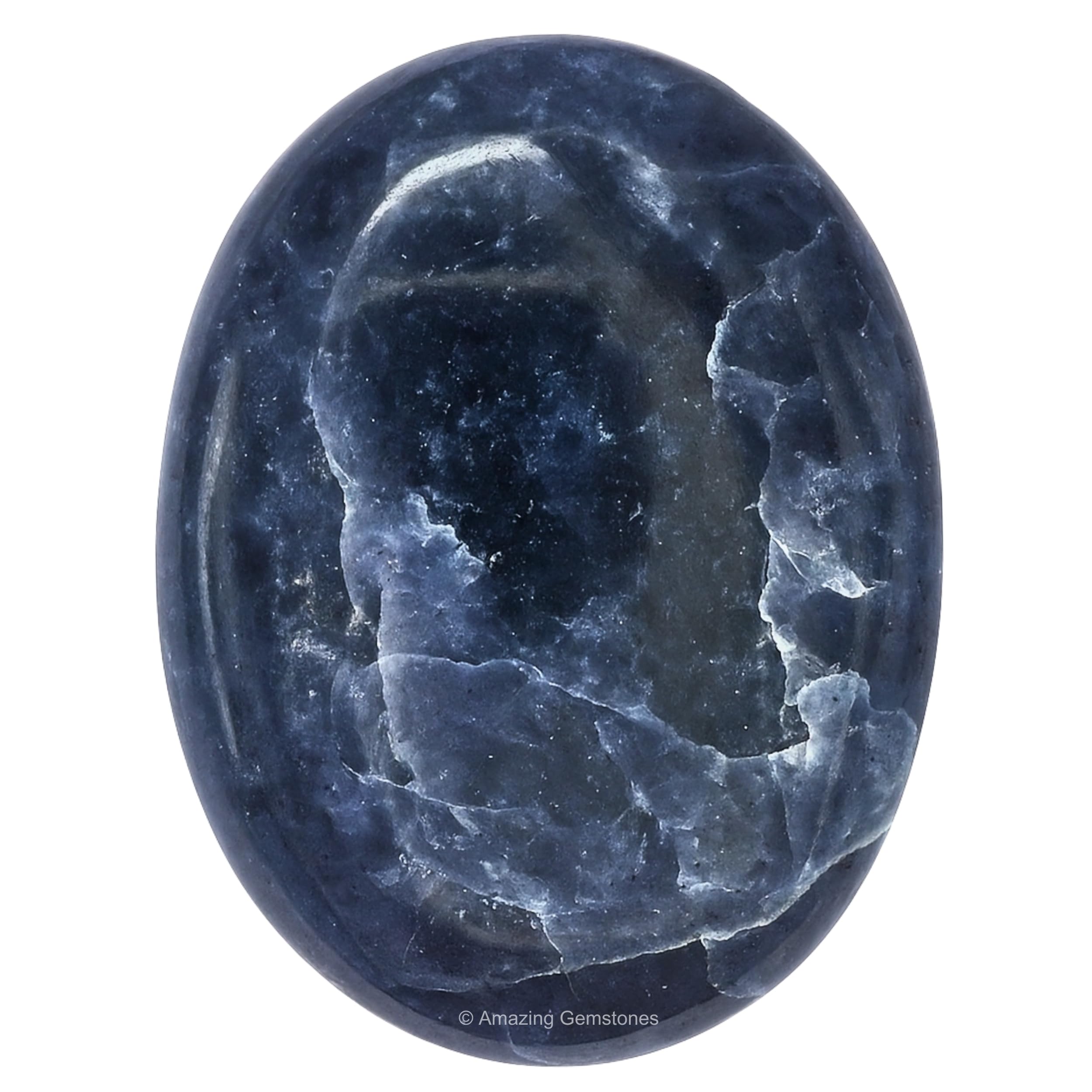Amazing Gemstone – pierre de paume iolite, parfaite pour la méditation et le calme.
