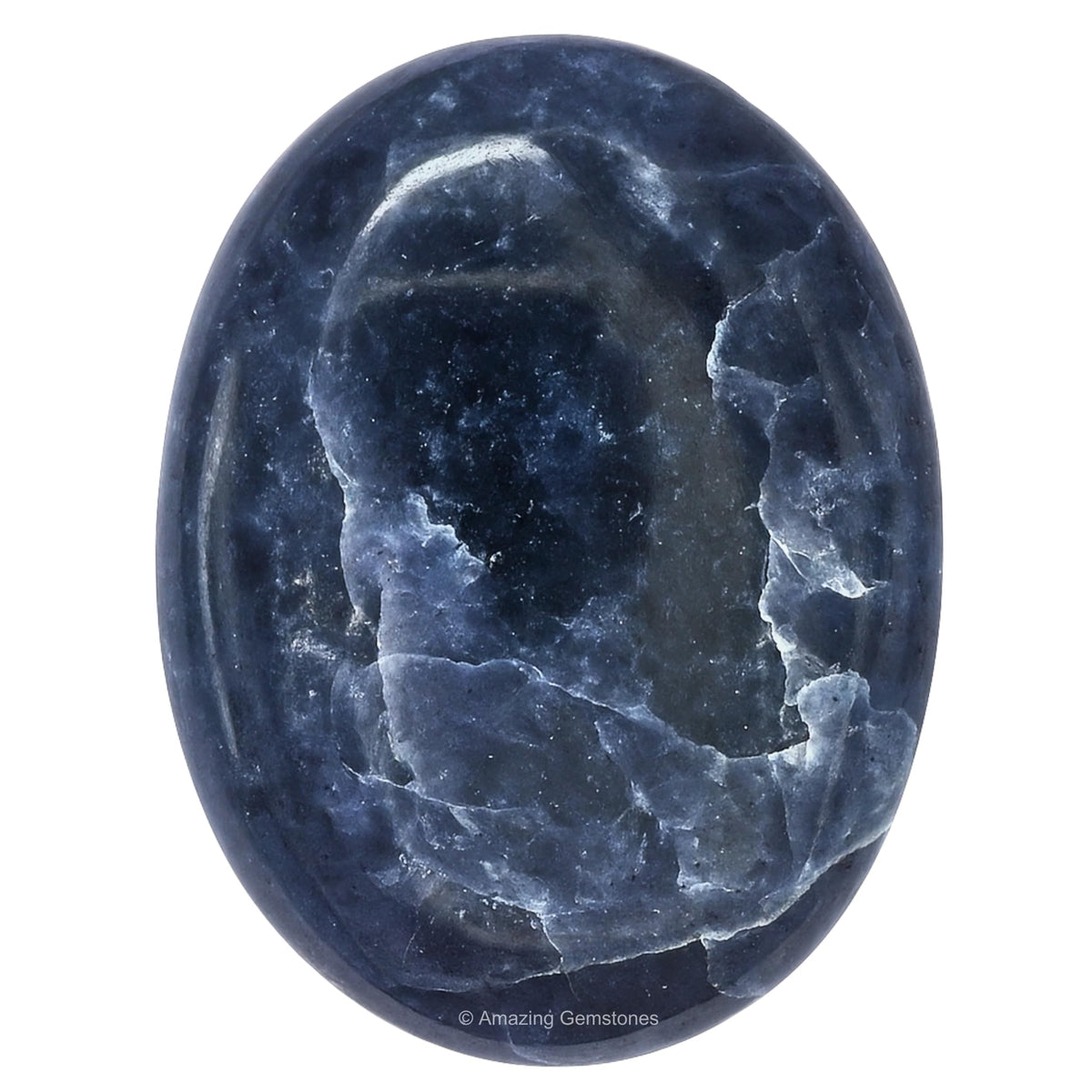 Amazing Gemstone – pierre de paume iolite, parfaite pour la méditation et le calme.