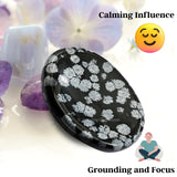 Amazing Gemstone – pierre flocon de neige obsidien idéale pour détente et équilibre