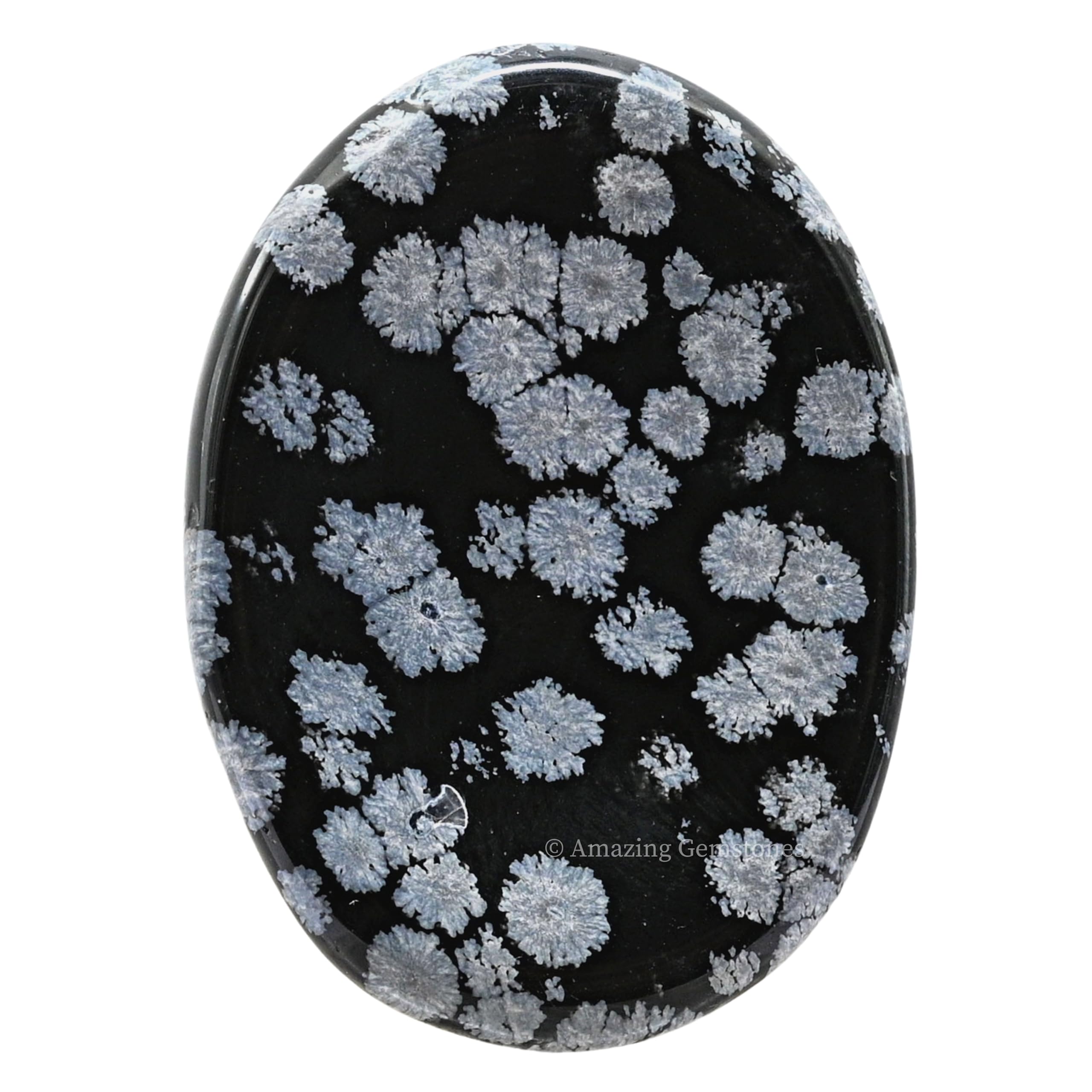 Amazing Gemstone – pierre flocon de neige obsidien apportant harmonie pendant les séances