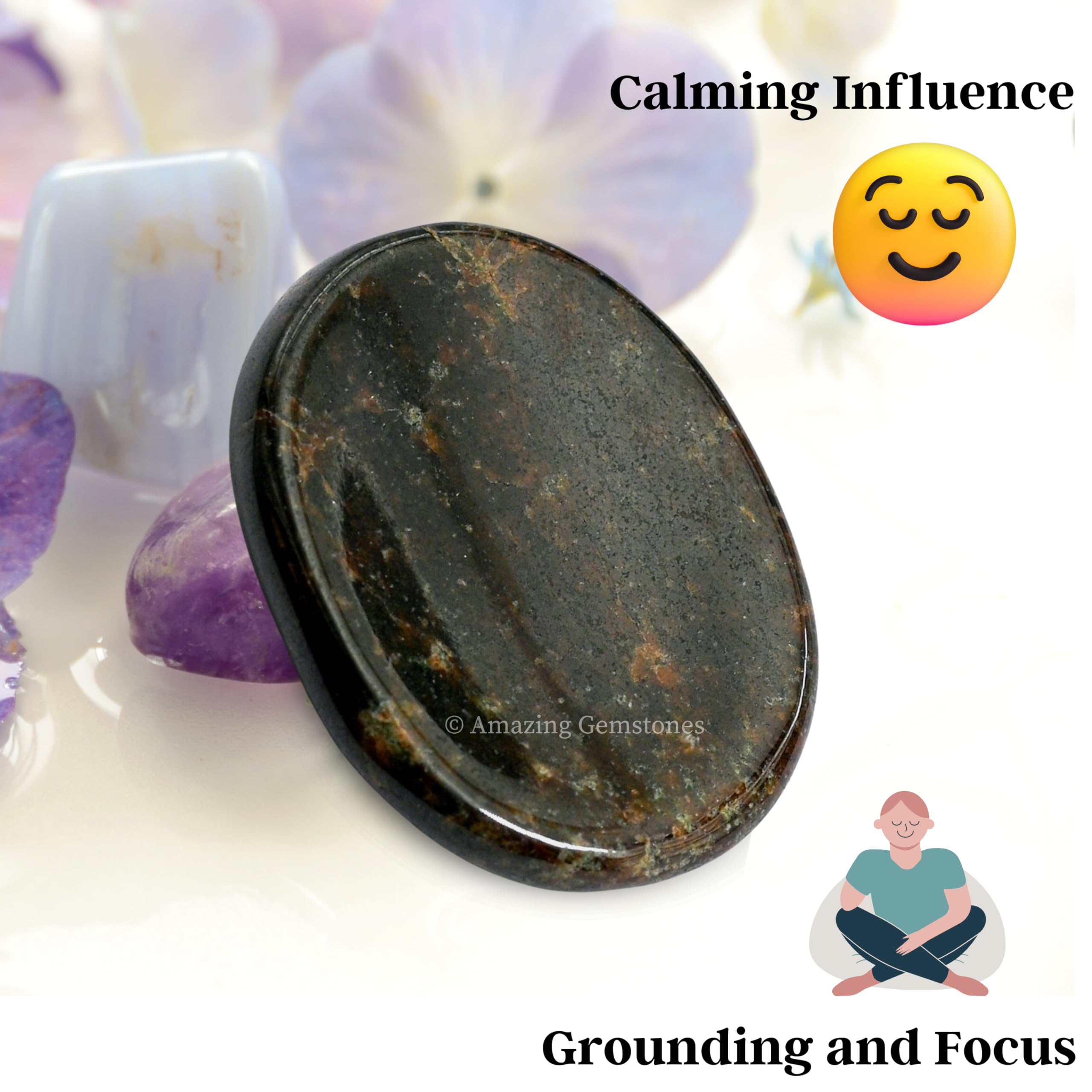 Amazing Gemstone, pierre garnet bien-être mental, soutien lors de moments de stress.