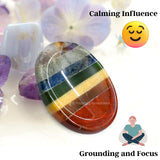 Amazing Gemstone pierre de meditation polyvalente et reconfortante