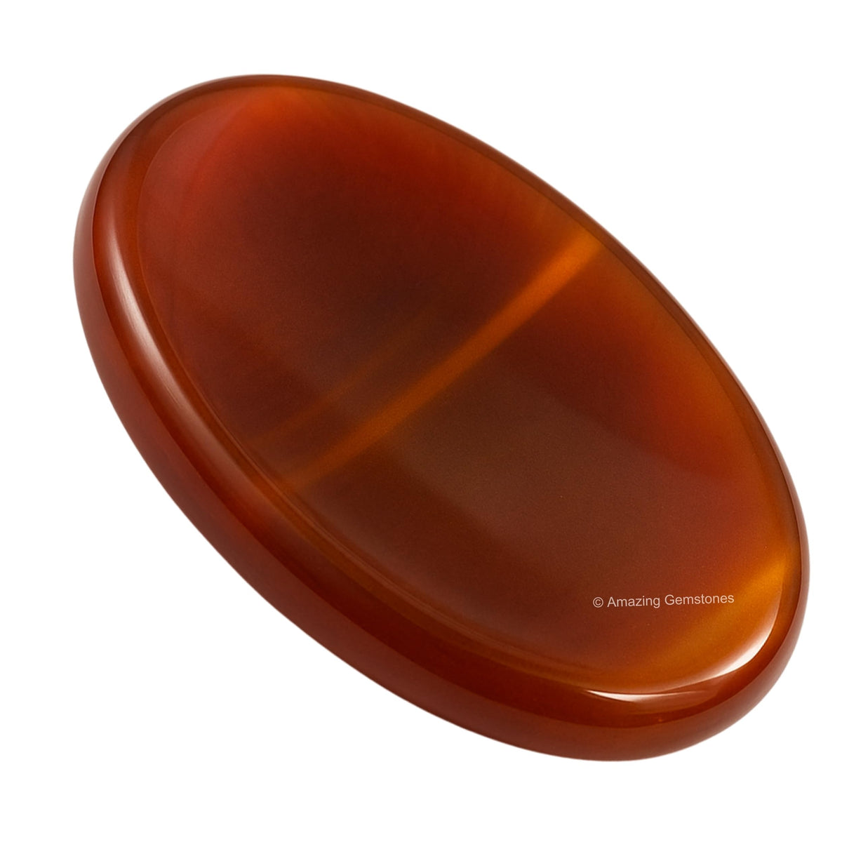 Amazing Gemstone, pierre-inquietude carnelian-onyx, idéale pour la méditation et le calme.