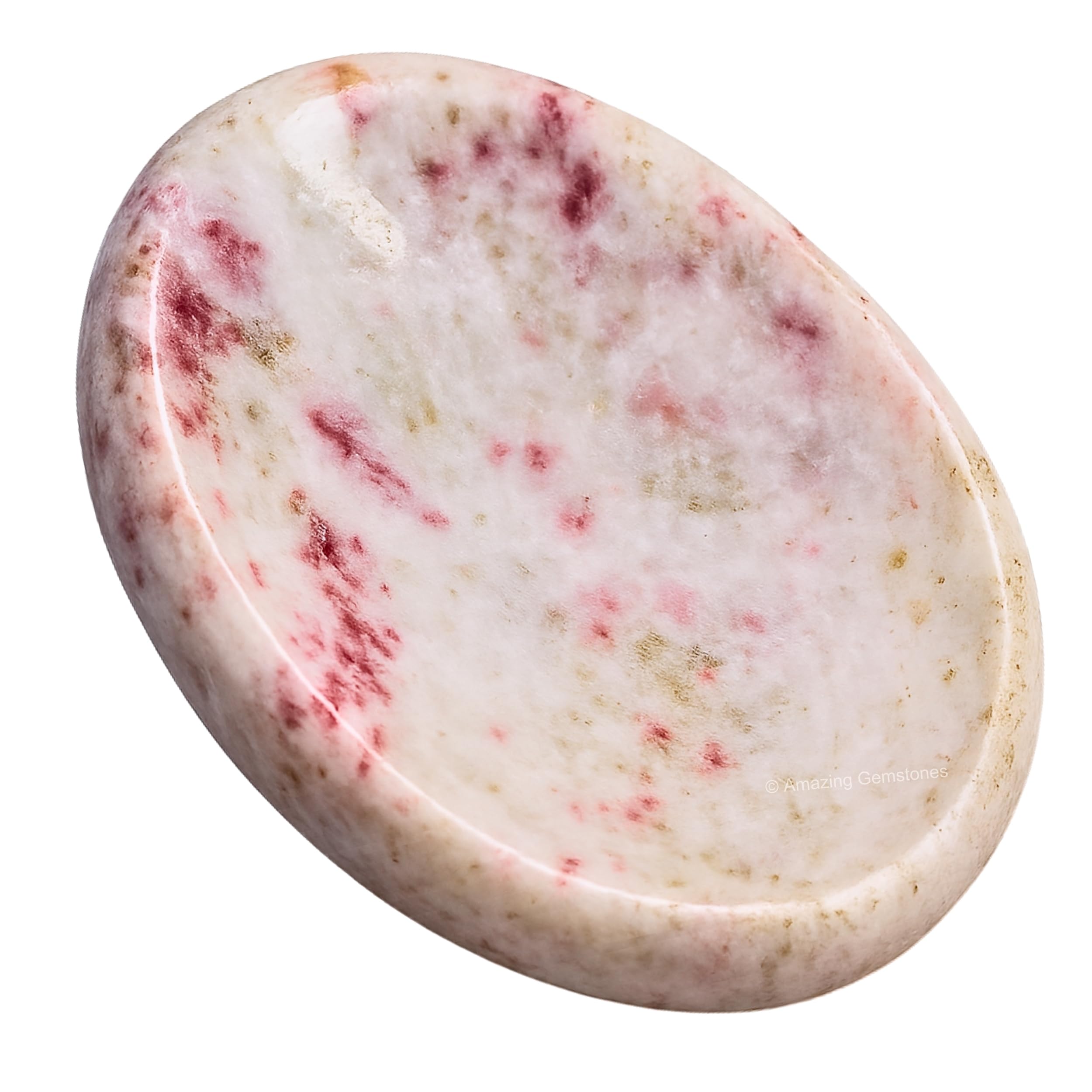 Amazing Gemstone – gros plan sur la pierre d'inquiétude en cinnabarite pour la concentration