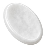 Amazing Gemstone pierre d'inquiétude en quartz neige en main pour méditation