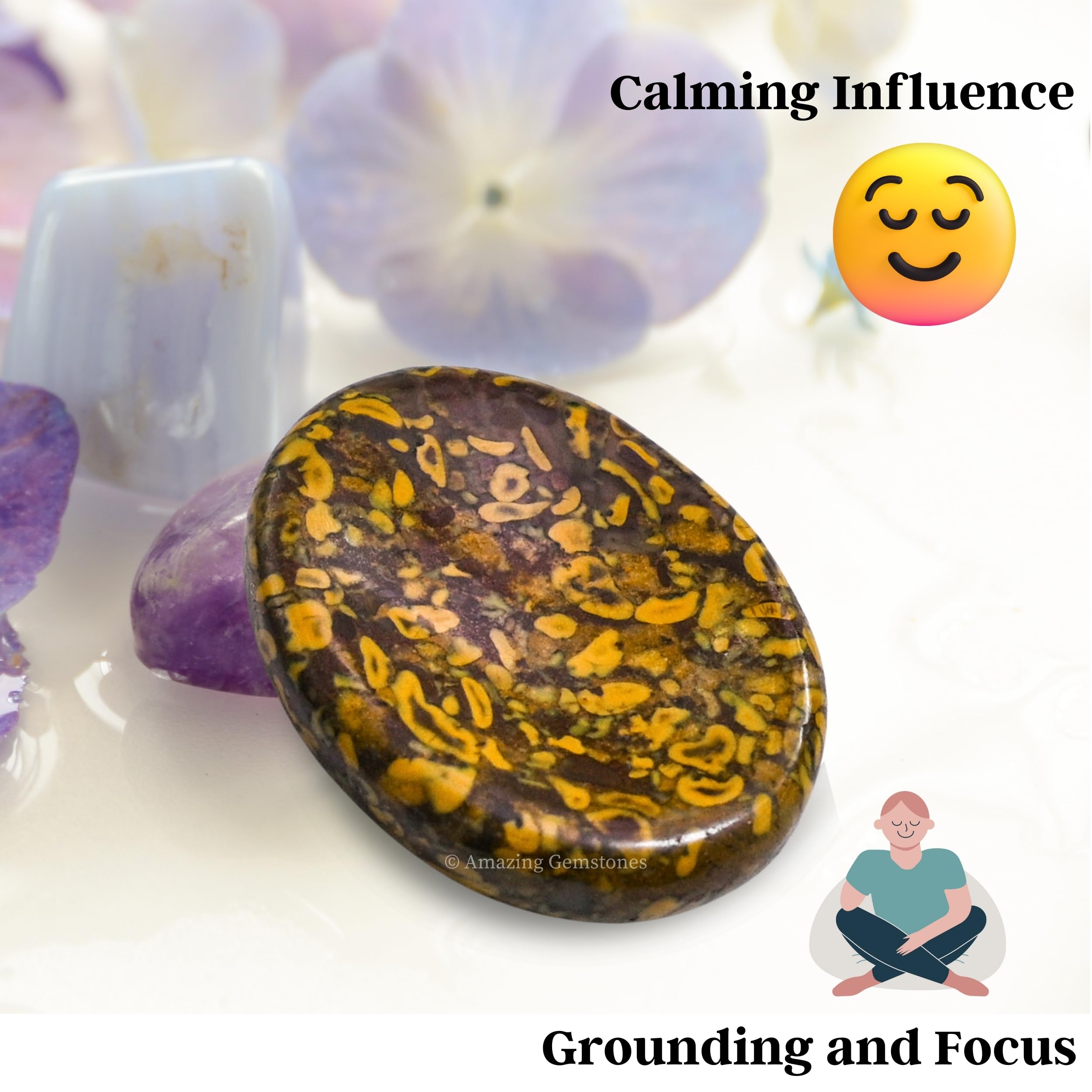 Amazing Gemstone – pierre jasper fruit anti-stress pratique dans la routine bien-être