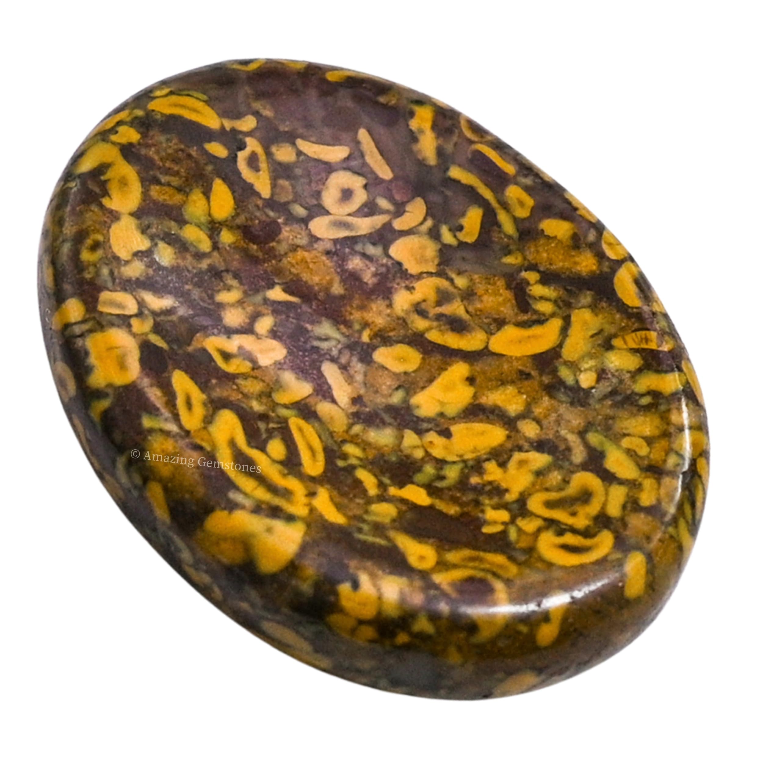 Amazing Gemstone – pierre jasper fruit en main pour méditation et concentration