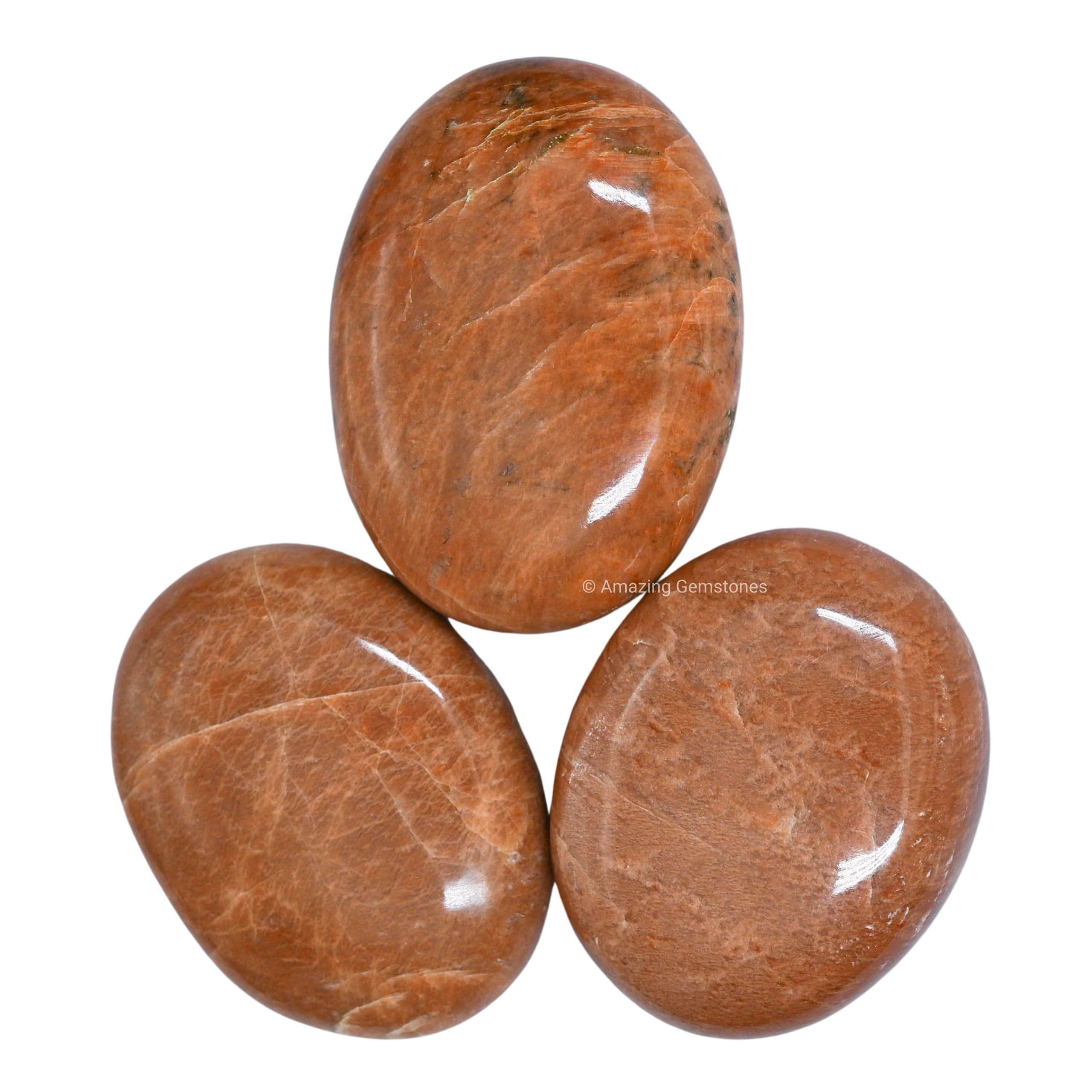 Amazing Gemstone pierre-lune-peche-cadeau-anniversaire, cadeau réfléchi pour elle ou lui.