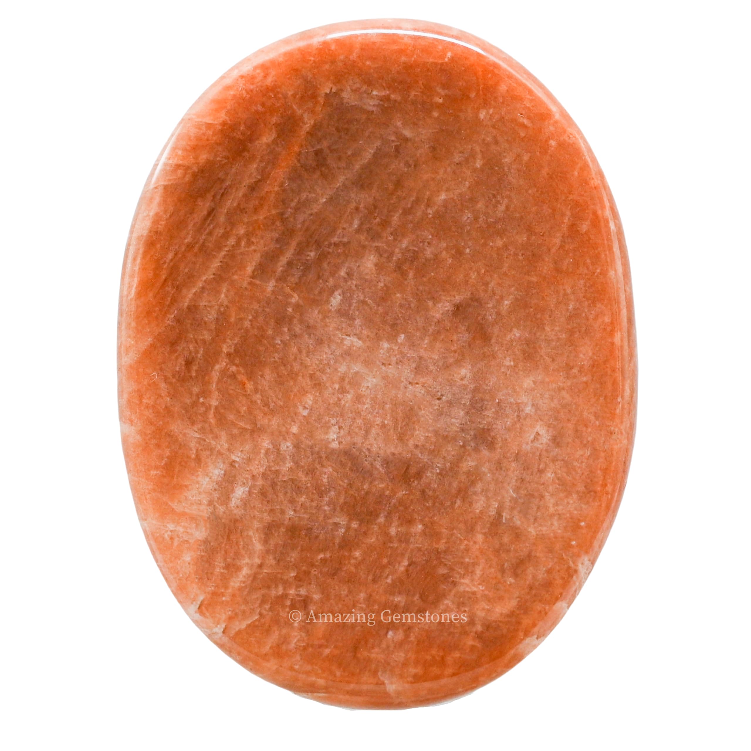 Amazing Gemstone: pierre lune peche comme accessoire de meditation et d’ancrage.