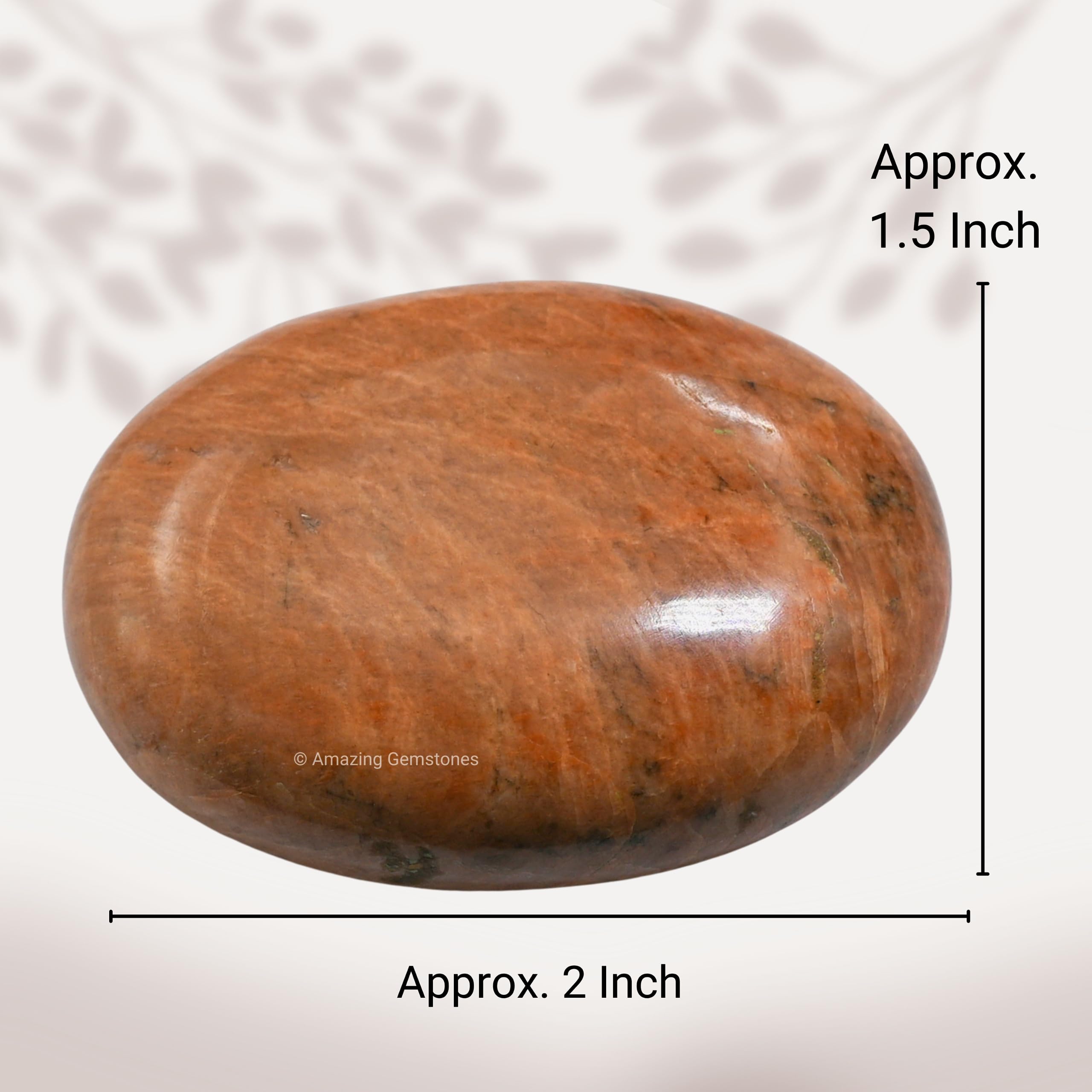 Amazing Gemstone pierre-lune-peche-reiki, idéal pour l'harmonie des énergies.