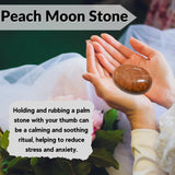 Amazing Gemstone pierre-lune-peche-yoga, utile en méditation et pratique de yoga.