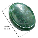 Amazing Gemstone Moss Agate, pierre-meditation: favorise la concentration pendant les séances.