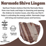Amazing Gemstone : pierre Narmada pour rituel de méditation et concentration.