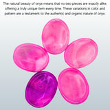 Amazing Gemstone Pierre Onyx Rose soulage le stress et favorise le calme.