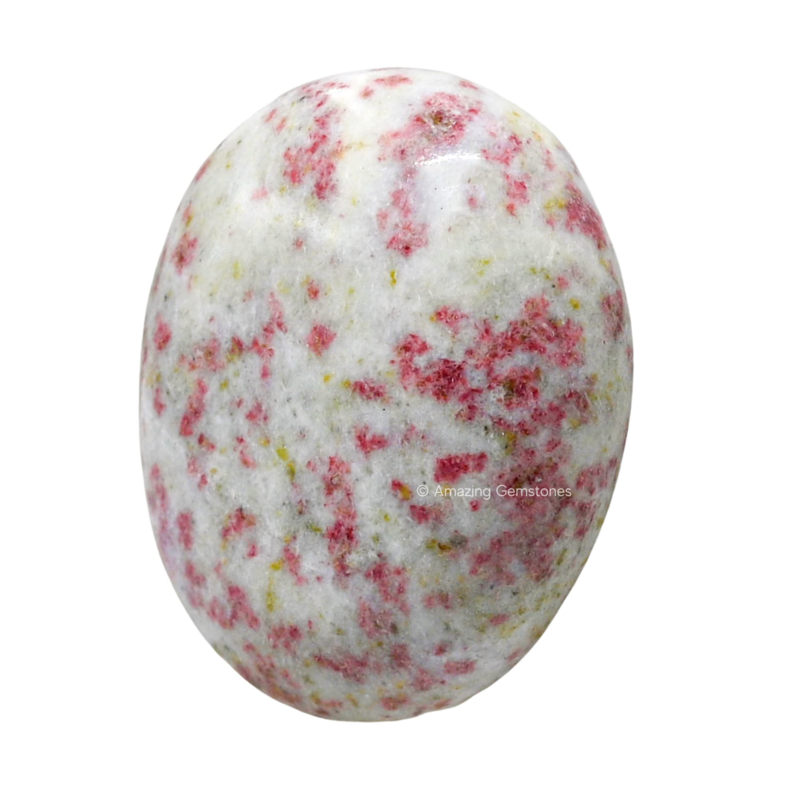 Amazing Gemstone, pierre palmaire cinnabarite artisanale, travail soigné et élégant.