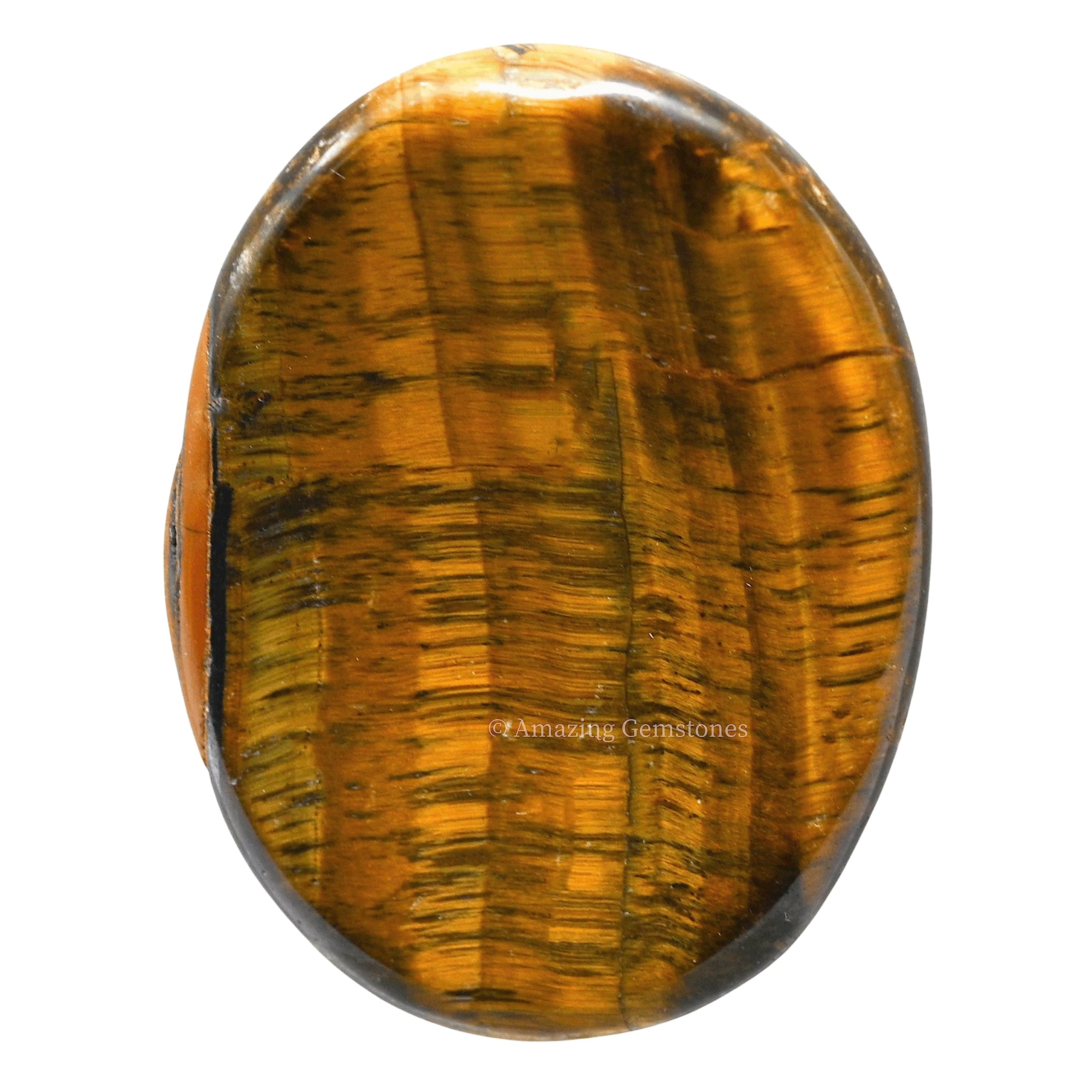 Amazing Gemstone pierre palmaire œil-de-tigre facilitant la pleine conscience.