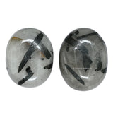 Amazing Gemstone – pierre palmaire quartz noir rutile, utilisée lors de sessions de respiration.