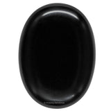 Amazing Gemstone pierre palma noire agate, prise en main pour équilibre et centrage lors de la méditation.