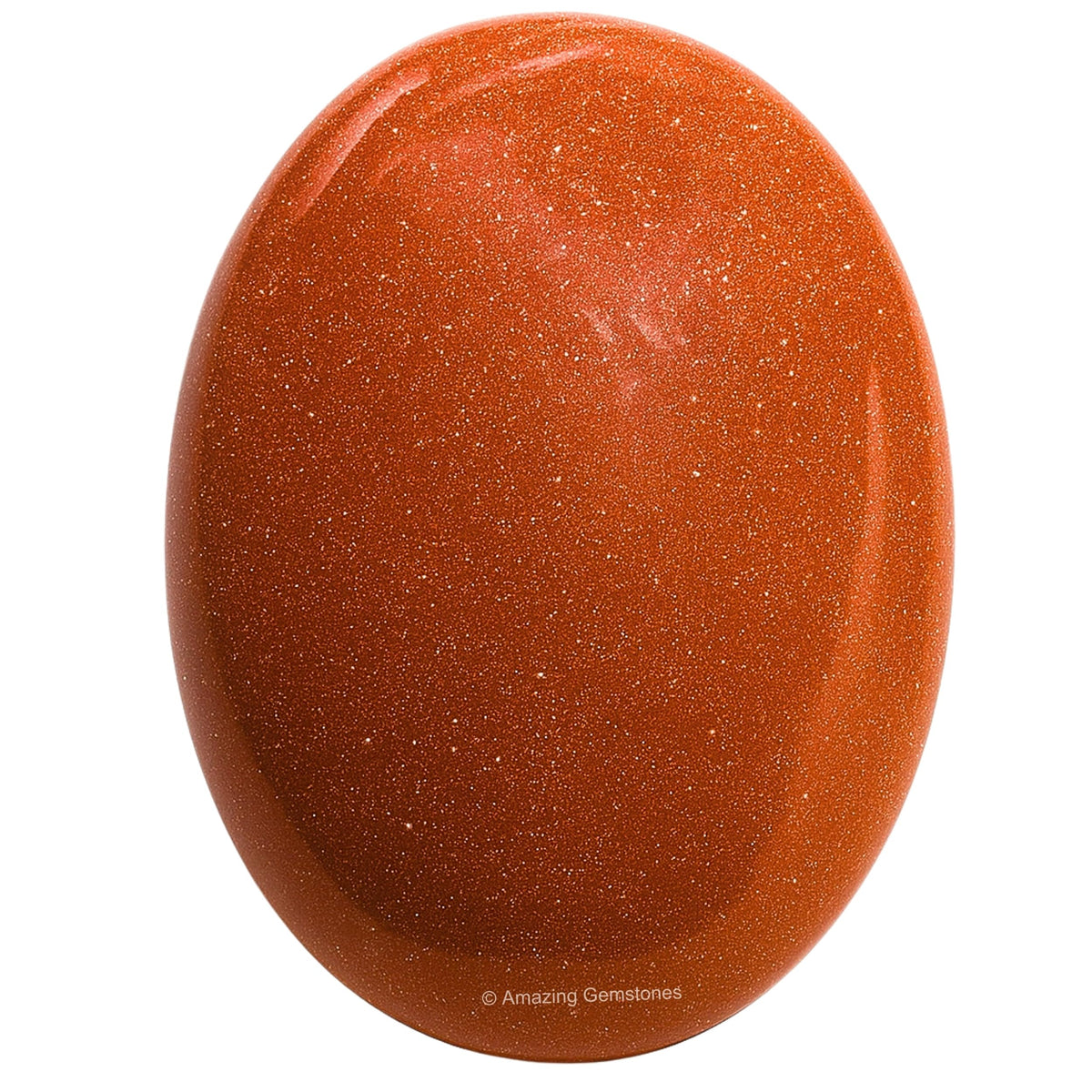 Amazing Gemstone, pierre-palme rouge goldstone, idéale pour la méditation et le centrage.
