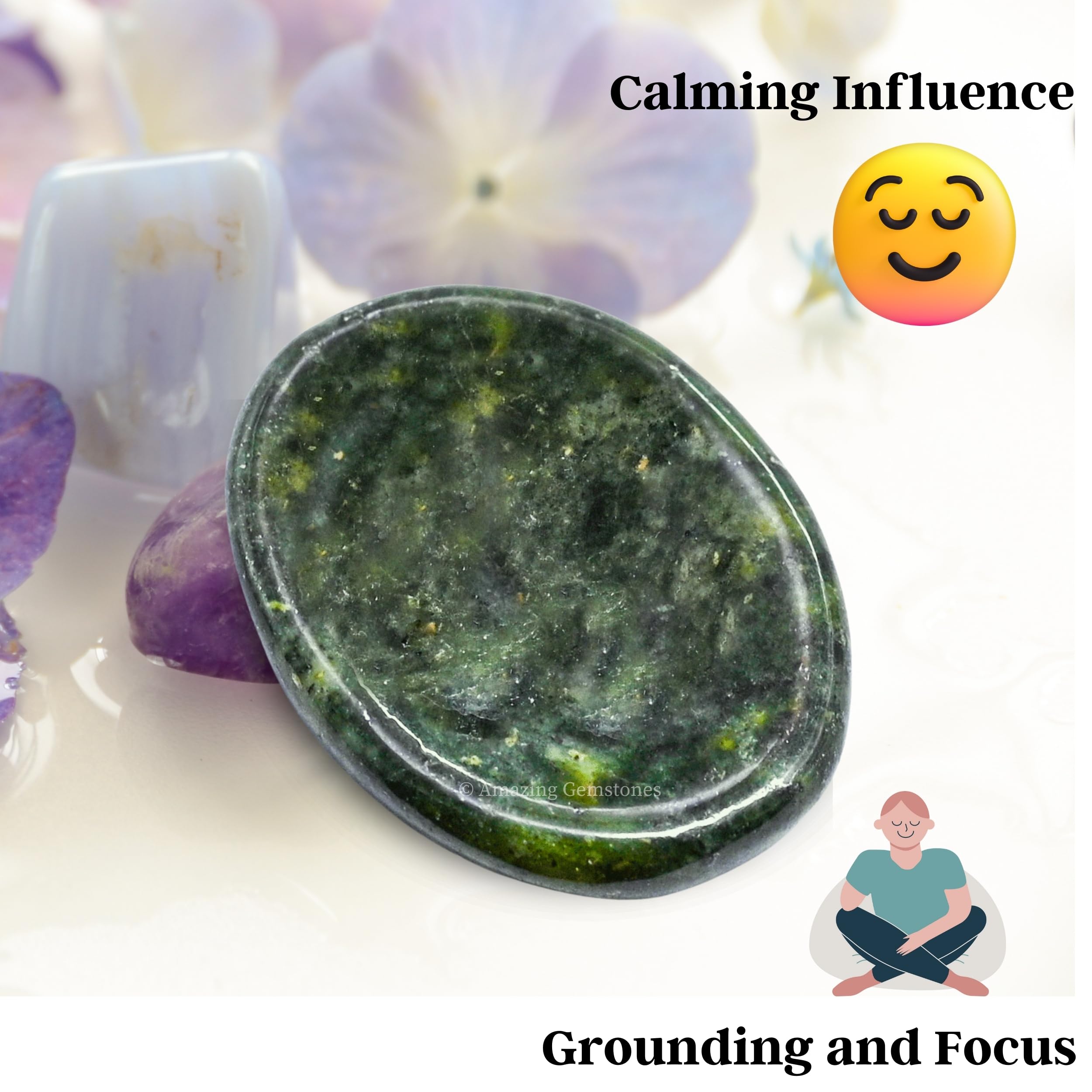 Amazing Gemstone: pierre-relaxation-anti-stress-verte pour le quotidien