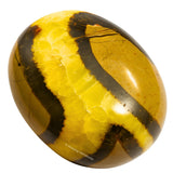 Amazing Gemstone - gros plan sur les veines septarianes, couleur chaude pour ambiance zen