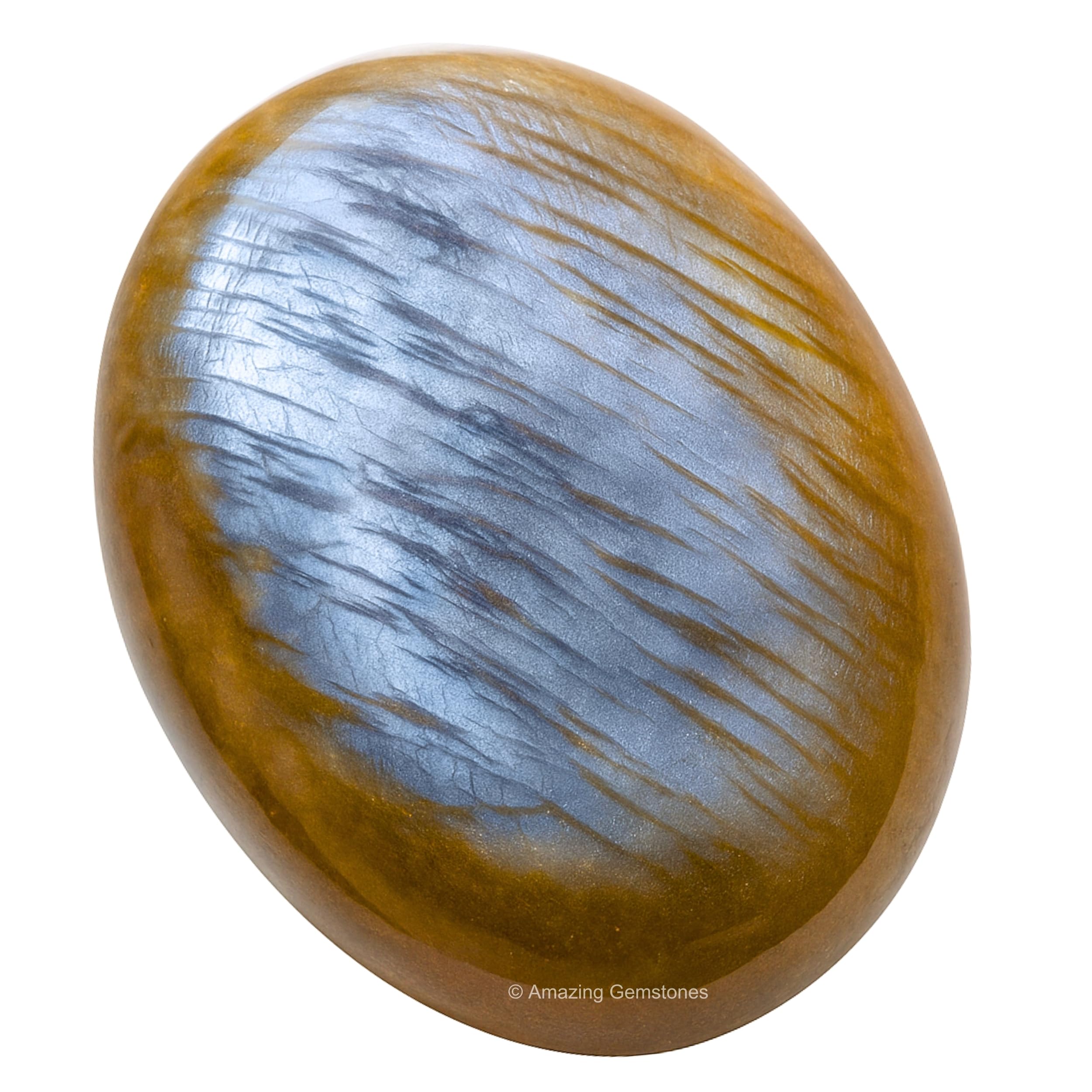 Amazing Gemstone pierre soleil-lune détail en gros plan, rituel équilibre et concentration.
