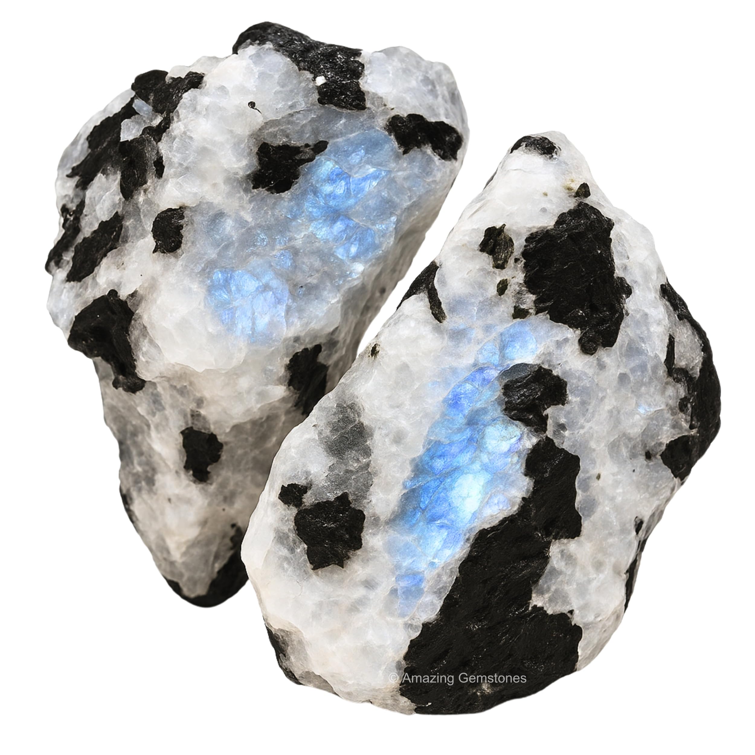 Amazing Gemstone : pierres naturelles arc-en-ciel brutes idéales pour polissage manuel ou bijoux