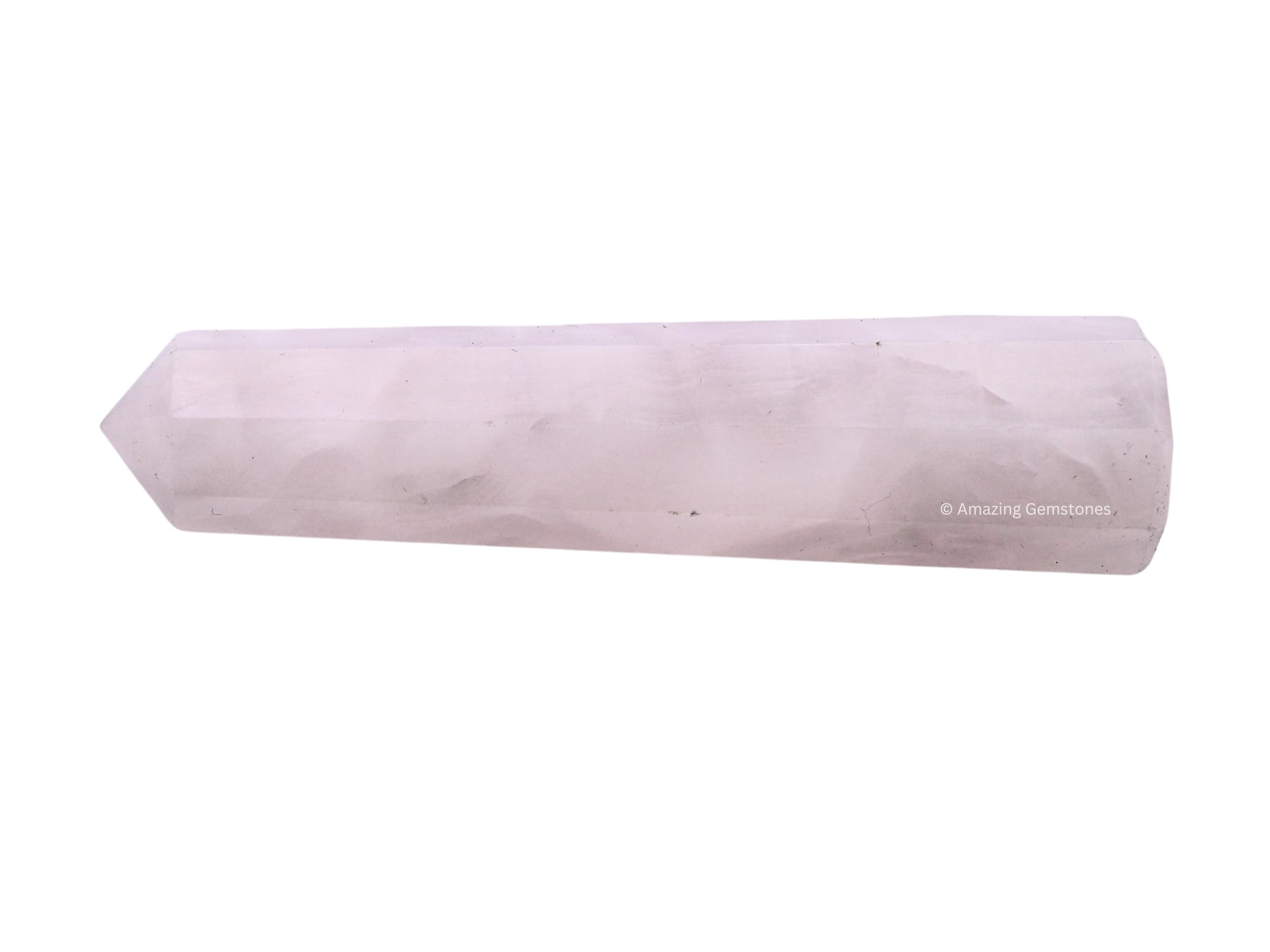 Amazing Gemstone Pink Calcite tour-cristal-pointe dirige l’énergie vers l’équilibre mental et émotionnel
