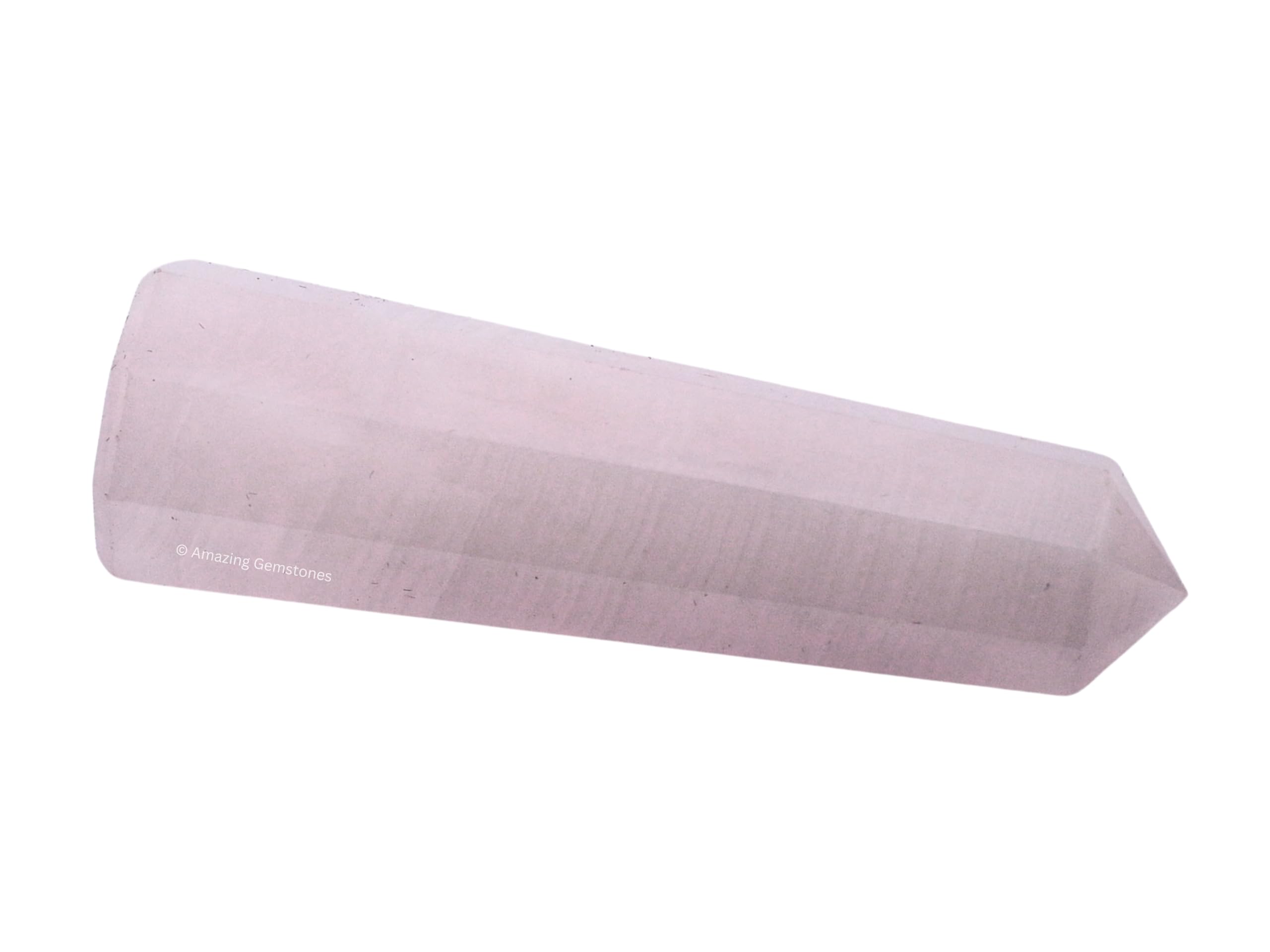 Amazing Gemstone calcite rose – Obélisque rose, équilibre émotionnel et ambiance sereine.