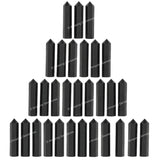 Amazing Gemstone point cristal shungite - parfaite pour grilles de cristaux et projets artisanaux.