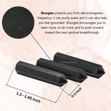 Amazing Gemstone point cristal shungite - cristaux authentiques et naturel pour créativité.