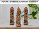 Amazing Gemstone Pointe Calcite Rose, parfait pour méditation et centrage quotidien.