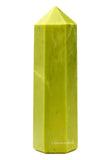 Amazing Gemstone pointe cristal serpentine de 5,5 à 6 pouces, énergie revitalisante pour l'espace.