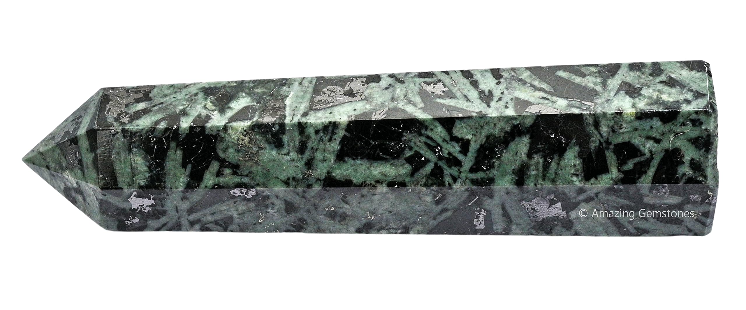 Amazing Gemstone Pointe Cristal : énergie concentrée idéale pour la méditation.