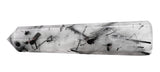 Pointe quartz noir rutilé d'Amazing Gemstone pour focaliser l'énergie et l'équilibre.