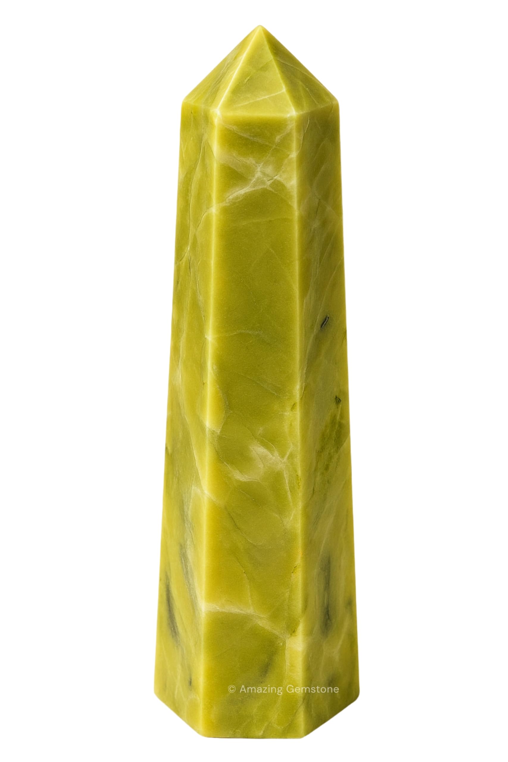 Amazing Gemstone – pointe serpentine de 2 à 3 pouces, énergie potentielle pour l’espace.