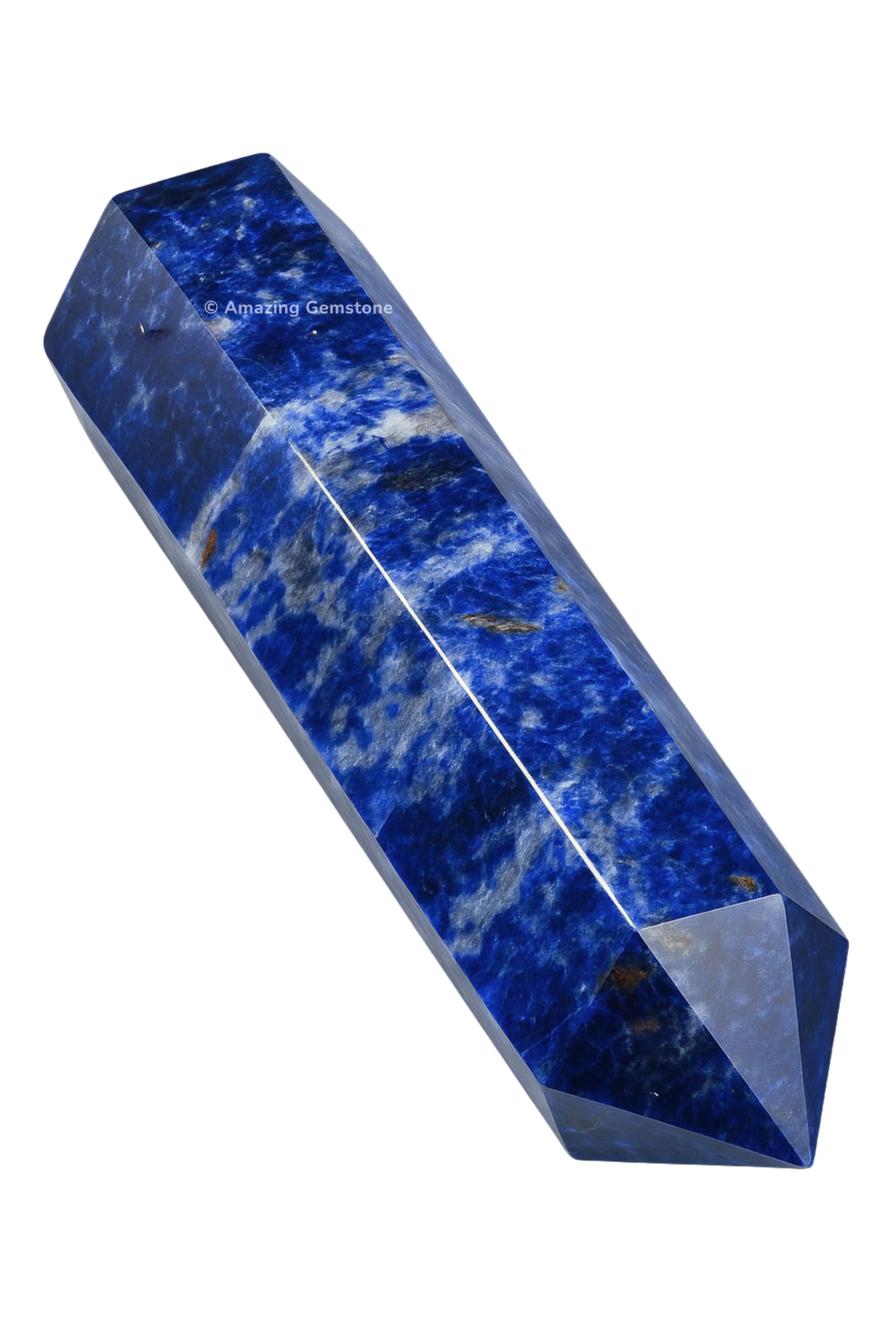 Amazing Gemstone pointe sodalite énergie – focalisation d'énergie et équilibre
