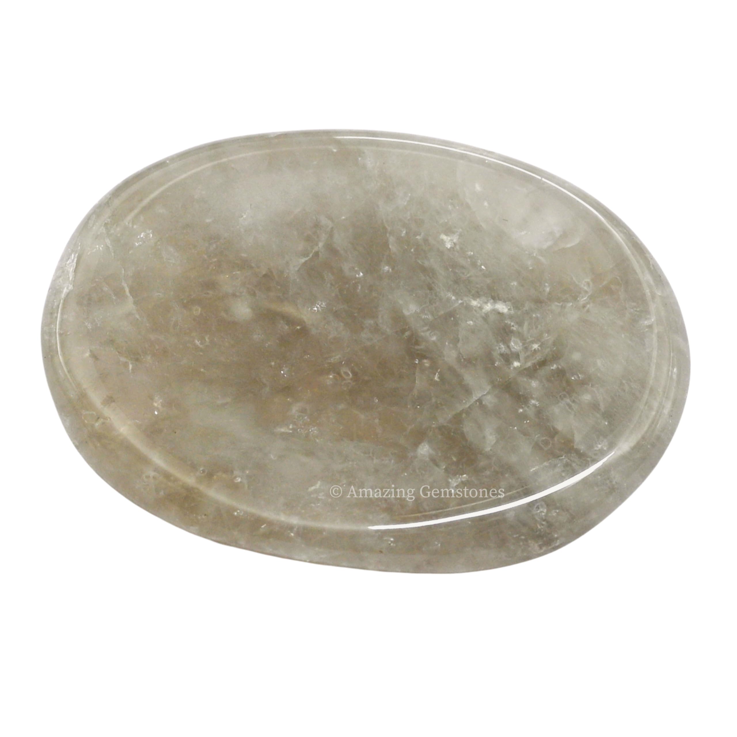Amazing Gemstone Pierre d'inquiétude en quartz fumé, présentation cadeau prête à offrir.