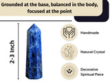 Amazing Gemstone Sodalite Purificateur-air cristal: améliore l'air et les énergies ambiantes.