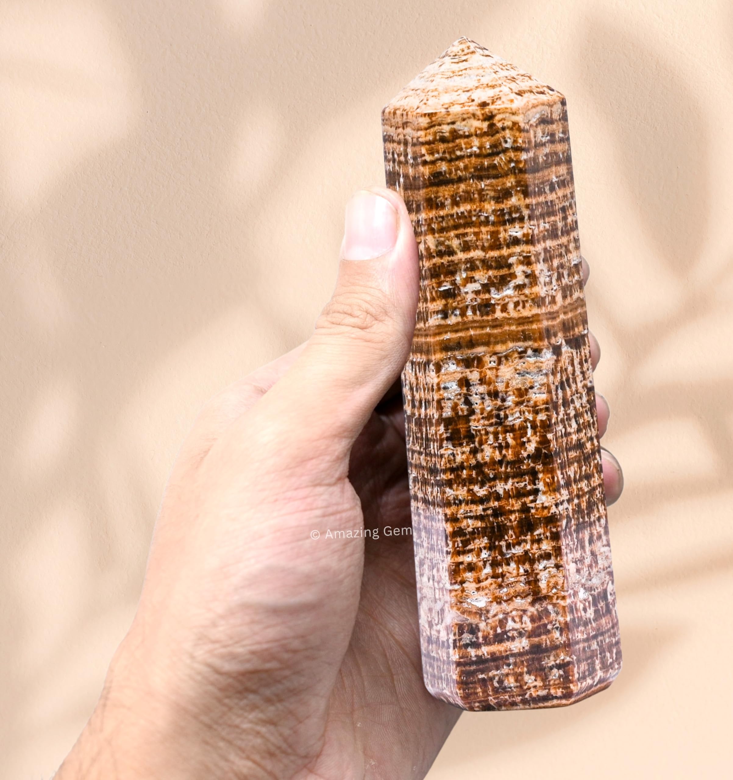 Amazing Gemstone purificateur d’espace, tour aragonite purifiant les énergies.