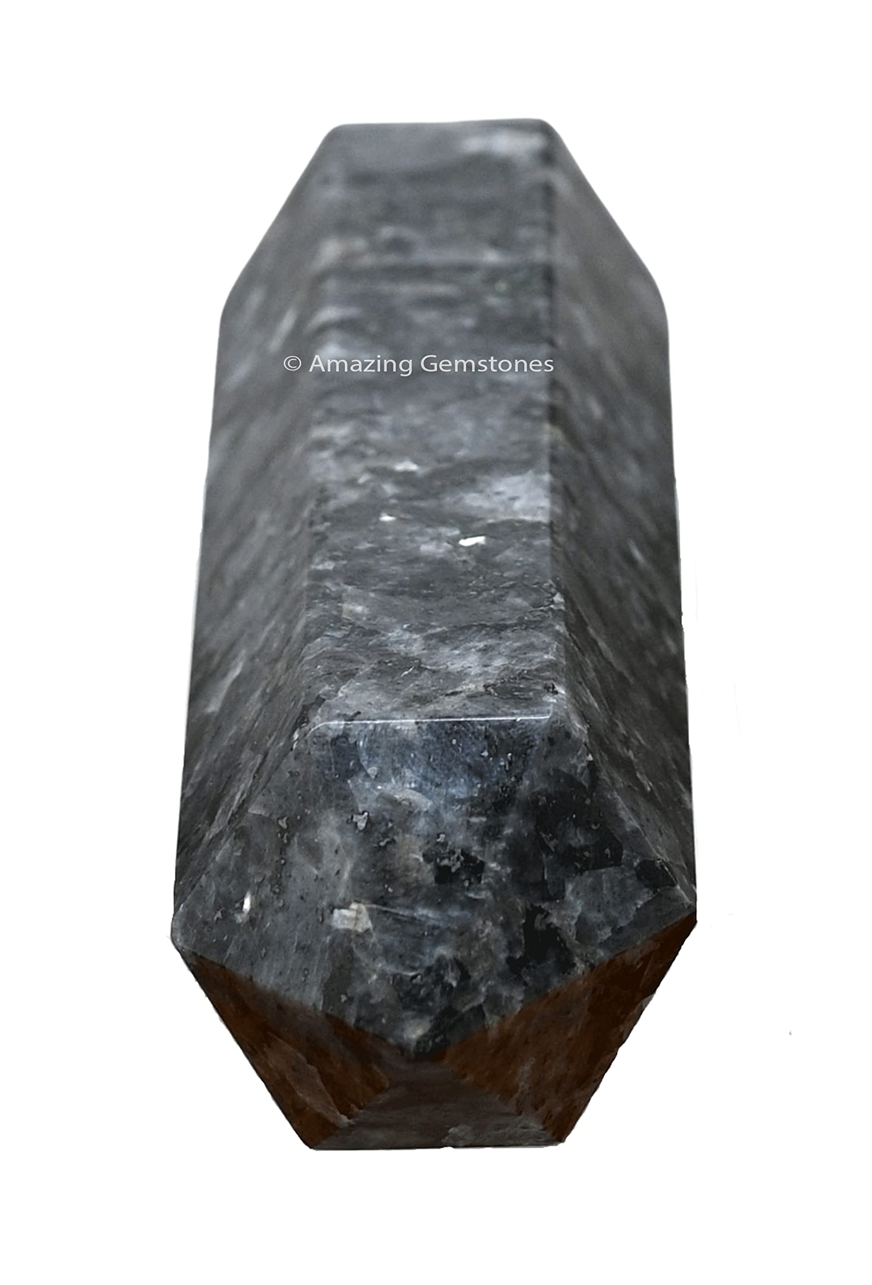 Amazing Gemstone purificateur d’espace larvikite pour calmer les tensions au travail.