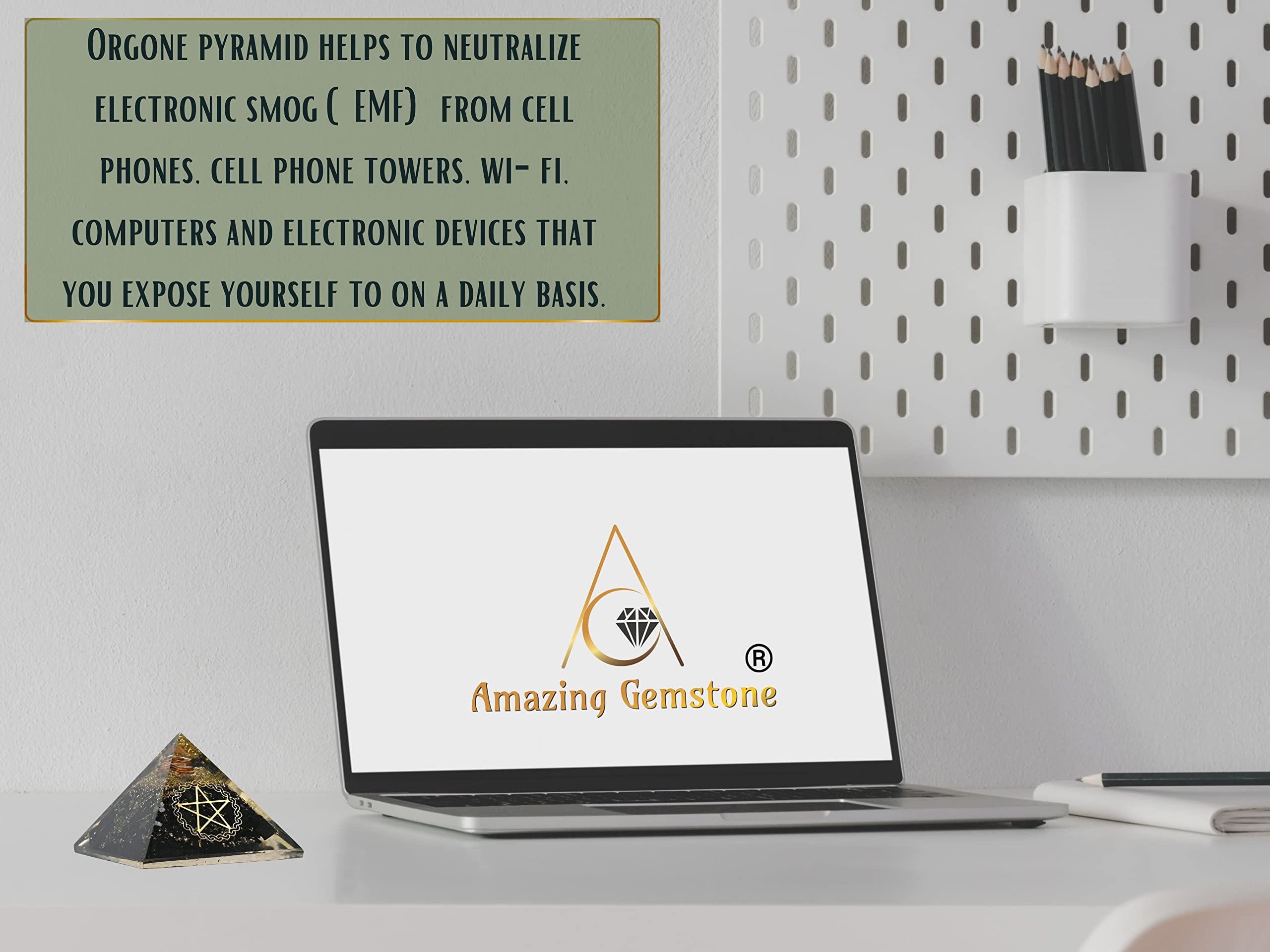Amazing Gemstone pyramide yoga méditation: aide à la concentration