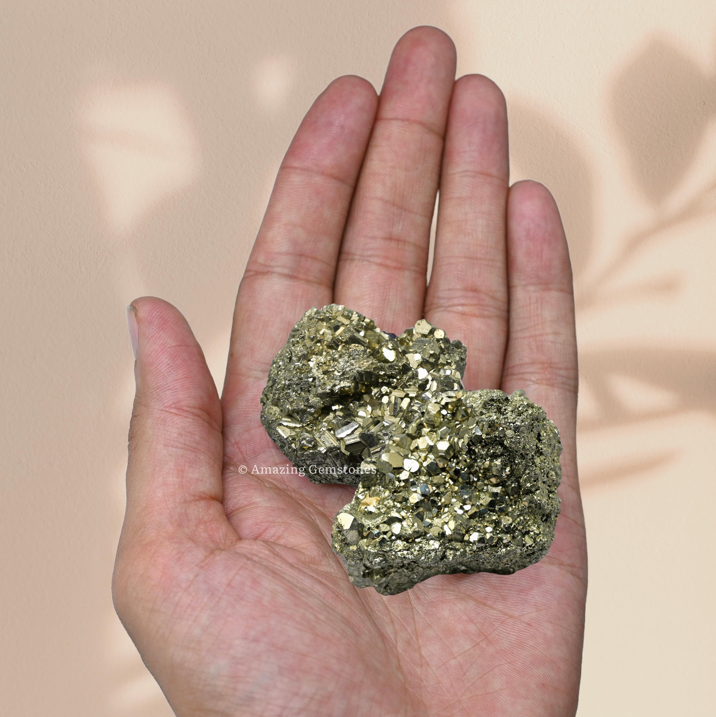 Amazing Gemstone pyrite brute – énergie pour méditation et concentration